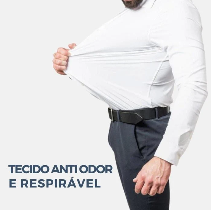 Kit Camisa Social Ultra Tech + Relogio Barcelona + Frete Grátis