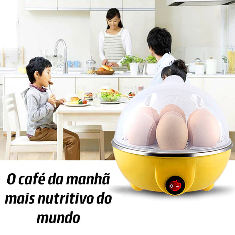 Cozedor de Ovos Portátil Elétrico Cozinha á Vapor